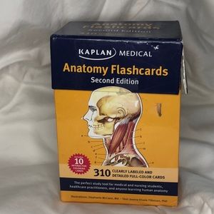 Kaplan Medical Anatomy Flashcards, 2nd Edition